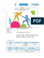 SÍLABO ORIENTACIÓN Y TUTORÍA EN EDUCACIÓN PRIMARIA 2022 - I Mg. Noelia Mendieta