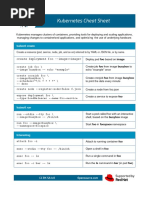 Kubernetes Cheat Sheet: Create Deployment Foo - Image