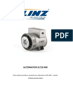 Alternator Slt18 MD: Three-Phase Brushless Synchronous Alternator With AVR - 4 Poles