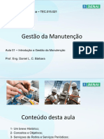 Aula 1 - Introdução A Gestão Da Manutenção