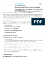 Escala para Avaliação de Depressão em Crianças (CDRS-R)