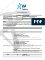 Plano de Curso CONTABILIDADE E FINANÇAS (EAD)