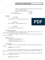 Reactions Complexation