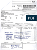 Pago Com Cheque: ( Custeio Capital