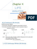 Annuities: ASC425 Actuarial Mathematics/PPSA FSKM/Shnazatulshima