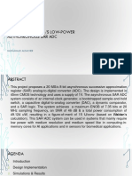 (PPT) Design of A Low-Power Asynchronous SAR ADC in 45 NM CMOS Technology