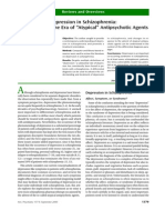 Depression in Schizophrenia: Perspective in The Era of "Atypical" Antipsychotic Agents