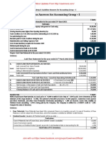 Guideline Answers For Accounting Group - I