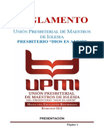 Upmi Reglamento 2022 Corregido