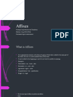 Affixes: Reading Comprehension and Translation Marlina, S.Ag, M.Ped - Work Politeknik Negeri Lhokseumawe