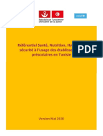 Referentiel Sante Nutrition Hygiene Et Securite A Lusage Des Etablissemnts Prescolaire Entunisie