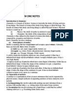 Chemistry Form 1-4 Notes Booklet