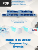 National Training On Literacy Instruction