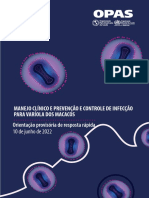 Manejo Clinico e Prevenção de Controle de Infecção para Monkeypox