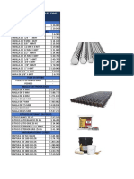 Lista de Precios EYMC Materiales