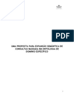 Uma Proposta para Expansão Semântica de Consultas Baseada em Ontologia de Domínio Específico