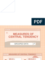 Grouped Data Mean, Median, Mode