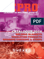 Catalogue 2014: Welding Blankets Insulation Products Grinding Curtains & Strips