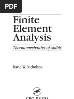 Finite Element Aanalysis - David W. Nicholson