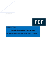 Modulo Administración Financiera