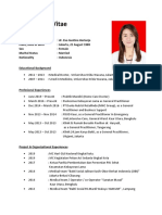 Curriculum Vitae Dr. Eva Gustina Harianja