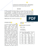 Informe Practica #01 Determinación de Azucares Reductores Por El Método DNS