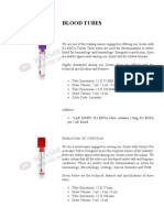 Blood Tubes