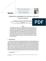 Graph Theory Algorithms For Real Time Control of A Sewer Network