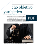 Unidad 1. Recurso 2 Derecho Objetivo y Subjetivo