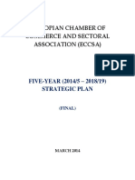 Eccsa Five Year (2014 15 - 2018 19) Strategic Plan