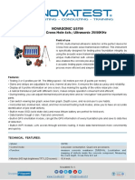 Novasonic U5700 Automatic Cross Hole 4Ch. Ultrasonic 25/50Khz