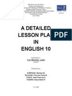 A Detailed Lesson Plan IN English 10: Prof. RECAIDO, Judith