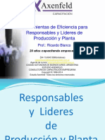 Supervisores de Producción V9-Herramientas de Eficiencia para Responsables y Líderes de Producción - Virtual