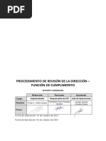 GENM-PR-002 Procedimiento de Revisión Por La Dirección-Función de Cumplimiento