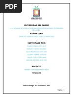 Resumen La VI Reunion de Consulta de Ministros de Relaciones Exteriores de La OEA