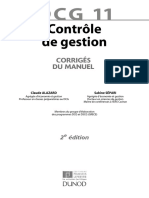 DCG 11 - Contrôle de Gestion - Corrigés Du Manuel - 2e Édition