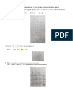 Trabajo Encargado de Ecuaciones - Inecuaciones y Areas