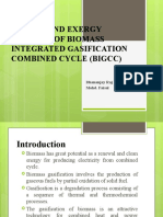 Energy and Exergy Analysis of Biomass Integrated Gasification