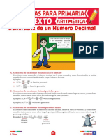 Generatriz de Un Número Decimal para Sexto de Primaria