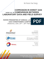 Mitigating Corrosion in Sweet Gas