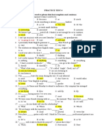 Practice Test 4 GRAMMAR: Choose The Word or Phrase That Best Completes Each Sentence