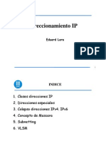 INTERNET - UD3 - Direccionamiento IP