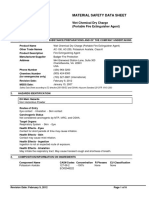 Material Safety Data Sheet: Wet Chemical Dry Charge (Portable Fire Extinguisher Agent)