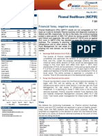 Piramal Healthcare (NICPIR) : Financial Foray, Negative Surprise