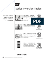 FitSpine X Series Inversion Tables Assembly Guide