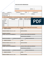 Ficha Datos Personales - ELECTRICISTA