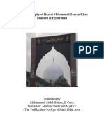 A Brief Biography of Hazrat Mohammed Zaman Khan Shaheed Hyderabad