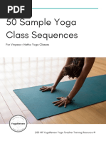 YogaRenew 50 Class Sequences