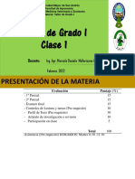 Taller de Grado Clase 1