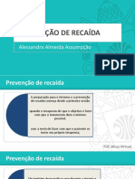 Aula 4 - Prevenção de Recaida